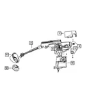Genuine Mopar Steering Column Shroud 1ch70xdvab. Fixed Price $70.92.
