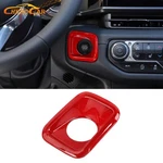 Red Engine Start/stop Button Cover Overlay Trim For Jeep Wrangler Jl Jt 2024-25. Fixed Price $14.38.
