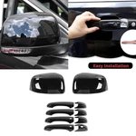 Black Mirror Caps +door Handle Cover Trim For 2011 2012-2020 Jeep Grand Cherokee. Fixed Price $38.99.