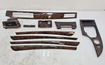 08-10 Oem Bmw E60 Central Console Dash Panel Dunkel Poplar Interior Trim Set. Fixed Price $280.00.