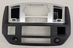 06-08 Dodge Ram Center Dash Radio Surround Trim Bezel W/ Vents Oem Silver Gray. Fixed Price $229.99.