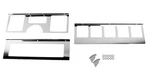 Kentrol 30519 Polished Dash Overlay Set 3 Pieces For 87-95 Jeep Wrangler Yj. Fixed Price $71.99.