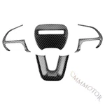 Carbon Fiber Steering Wheel Cover Trim For Dodge Durango 2014-2021. Fixed Price $26.60.
