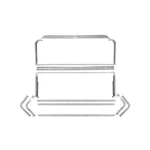 C9zz-63130a18-k Scott Drake 69-70 Fb Folddown Seat Molding. Fixed Price $357.95.