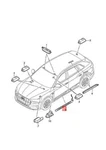 Oem Audi E-tron Gea Gen Sill Trim Strip Left Front 4ke947417a. Fixed Price $354.80.