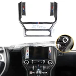 3-color Strip Bar Real Carbon Fiber Multi-media Control Trim For Mustang 2015-23. Fixed Price $26.19.