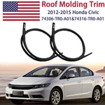 Left & Right Roof Drip Molding For 12-15 Honda Civic 74316-tr0-a01 74306-tr0-a01. Fixed Price $21.46.