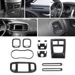 15xcenter Console Radio Air Vents Decor Covers For Dodge Charger 15+carbon Fiber. Fixed Price $84.56.