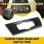 For 05-12 Bmw 3 Series E90 Car Auto Interior Headlight Switch Cover Carbon Fiber. Fixed Price $13.99.