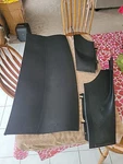1969 Oldsmobile Toronado 3 Piece Plastic Rear Package Tray Black Nice Gm Oem. Fixed Price $150.00.