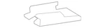 Genuine Mercedes-benz Cover 164-919-04-20-9051. Fixed Price $19.60.