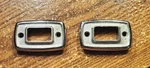 1970 Cuda/gtx/dart/charger A,b & E-body Chrome Seat Lever Bezels Nos #3520283. Fixed Price $150.00.