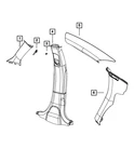 Genuine Mopar C Pillar Inner Panel Left 6vx50dx9aa. Fixed Price $44.79.
