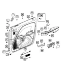 Genuine Mopar Release Handle Bezel Cover Left 5np61dx9aa. Fixed Price $6.86.