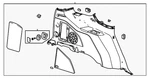 Genuine Gm Lower Quarter Trim 84977045. Fixed Price $431.55.