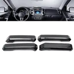 4pcs Carbon Fiber Interior Inner Door Handle Cover Trim Fit Ford F150 15-20 Pt. Fixed Price $32.97.