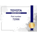 Genuine Toyota Rear Seat Back Cover Right - Multiple Part Numbers Set. Fixed Price $41.16.