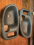 1998-05 Chevy Blazer Passenger Side Rear Door Handle Bezel Trim Panel-graphite. Fixed Price $30.00.