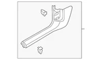 Genuine Audi Kick Panel Trim 4g1-867-271-4pk. Fixed Price $99.71.