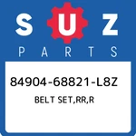 84904-68821-l8z Suzuki Belt Set,rr,r 8490468821l8z, New Genuine Oem Part. Fixed Price $348.32.