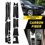 Car Carbon Fiber Center Console Dash Trim For Bmw X5 E70 X6 E71 2008-2014. Fixed Price $18.99.