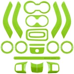 33pcs Full Set Interior Trim & Ext Door Kit For Jeep Wrangler Jk 2011-2017 Green. Fixed Price $42.75.