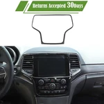Carbon Fiber Navigation Panel Cover Trim For Jeep Grand Cherokee 2011-2018. Fixed Price $24.86.