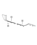 Genuine Mopar Scuff Panel Left 1dx69tx7ad. Fixed Price $44.25.