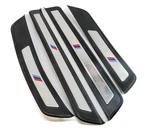 2012 Bmw 550i (f10) ///m Logo Front & Rear Door Sill Scuff Trim Plate Set/4. Fixed Price $237.49.