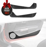 Carbon Fiber Door Panel Protector Sticker Cover Trim For Ford Mustang 2015+. Fixed Price $19.49.