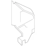 Genuine Volkswagen Corner Trim 5c6-837-973-c-82v. Fixed Price $68.63.