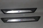 12-18 Oem Bmw F30 Front Door Sill Cover Trim Entrance Kick Plates Pair. Fixed Price $59.99.