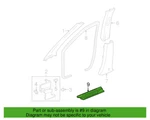 Honda 84251-s3v-a10zk Left Front Side Garnish (saddle) For 03-06 Acura Mdx. Fixed Price $189.97.