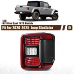 For 2020-2026 Jeep Gladiator Led Tail Light W/ Blis W/o Module Right Passenger. Fixed Price $225.99.