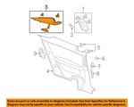 Gm Oem 07-09 G6 Quarter Panel Interior Trim-upper Qtr Trim 15934899. Fixed Price $47.66.