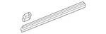 Genuine Honda Door Window Belt Weatherstrip 72410-s03-003. Fixed Price $86.17.