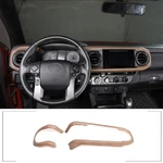 Abs Wood Look U Shape Instrument Panel Frame Cover Trim For Toyota Tacoma 16-22. Fixed Price $79.99.