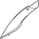 Genuine Bmw Cover, A-pillar, Leather, Le 51-43-8-050-839 New. Fixed Price $104.09.