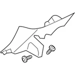 Genuine Ford Interior Quarter Panel Trim 6r3z-7631013-aac. Fixed Price $83.30.