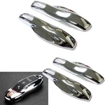 2x Remote Smart Key Shell Holder Cover For Porsche Cayenne Panamera Macan Chrome. Fixed Price $16.85.