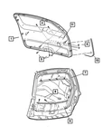 Genuine Mopar Lift-gate Panel 5fa67xdvac. Fixed Price $17.87.