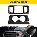 2pcs Carbon Fiber Pattern Air Vent Outlet Cup Holder Cover For Ford F150 15-20. Fixed Price $43.69.