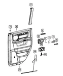 Genuine Mopar Release Handle Bezel Right 6nh26tx7ac. Fixed Price $44.31.