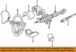 Chrysler Oem 96-00 Caravan Shroud, Switches Levers-lock Cover. Fixed Price $43.67.