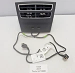 16-20 Oem Tesla Model S X Center Console Rear Second Row Air Vent Black W/ Trim. Fixed Price $55.02.