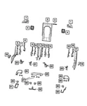 Genuine Mopar Seat Track Cover 6ye16tx7ae. Fixed Price $14.28.