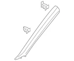 Genuine Volkswagen Windshield Pillar Trim 3cn-867-233-b-za2. Fixed Price $61.78.