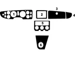 For Mg Mgb Mk4 1976 - 1980 New Style Set Interior Wood Carbon Dash Trim Kit. Fixed Price $137.77.