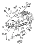 Genuine Mopar Power Window Switch Bezel Left 5hs85bd5ae. Fixed Price $2.39.