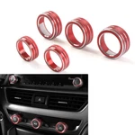 Control Switch Knob Ring Cover Trim For Honda Accord 10th Generation 2018-22 Red. Fixed Price $13.95.